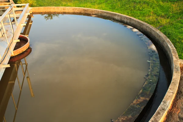 De behandeling van afvalwater — Stockfoto