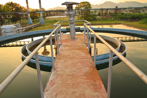 Wastewater treatment Stock Photo