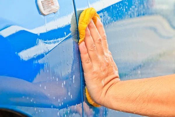 Vask en bil – stockfoto