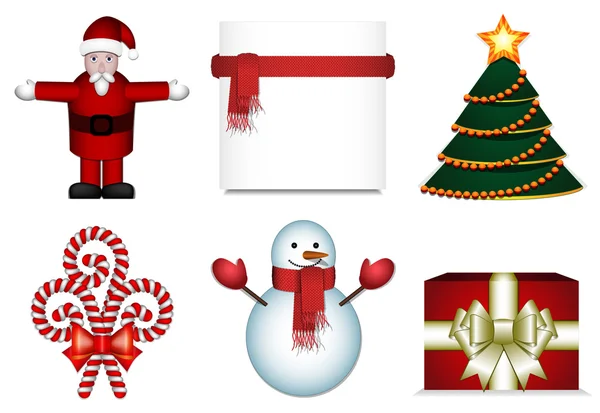 Christmas Set — Stock Vector