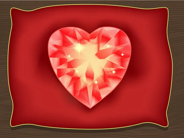 Kalp Valentine — Stok Vektör