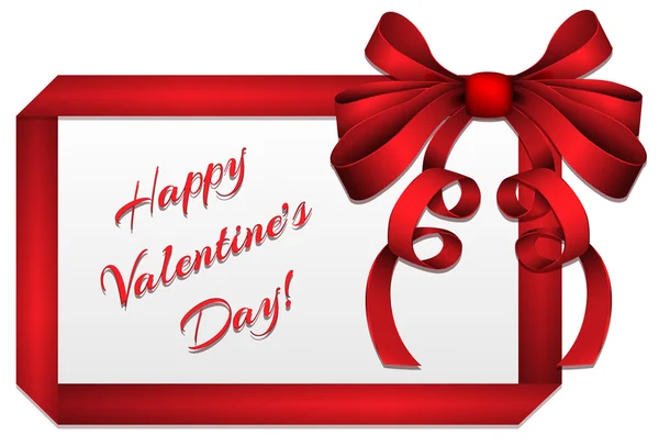 Tarjeta de felicitación Valentine — Vector de stock