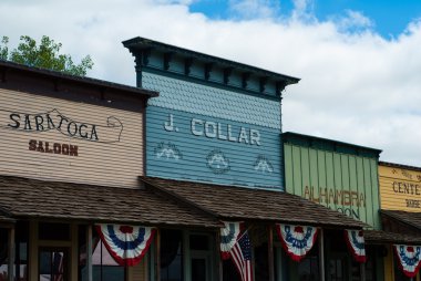 Old west store fronts