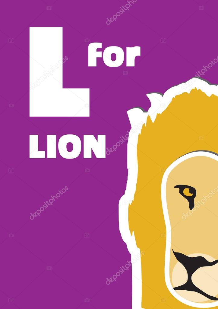 L for the Lion, an animal alphabet for the kids