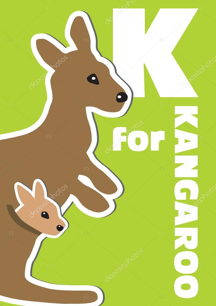 K for the Kangaroo, an animal alphabet for the kids