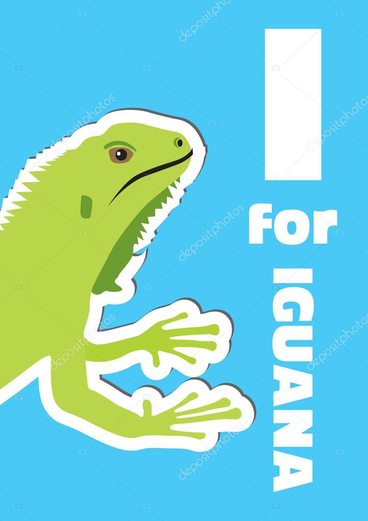 I for Iguana, an animal alphabet for the kids