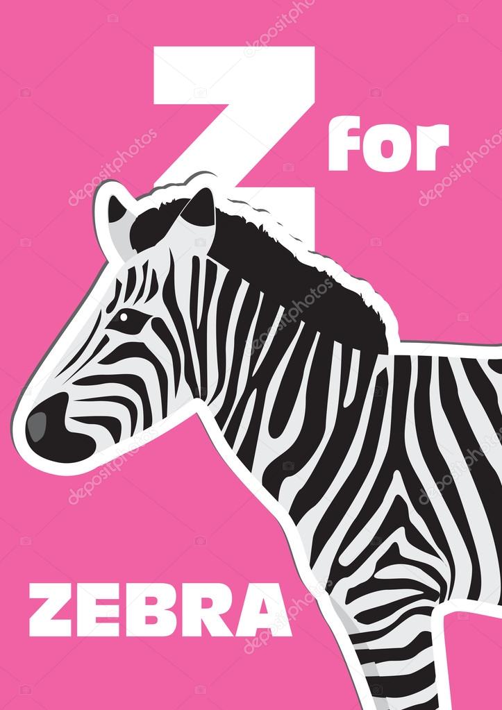 Z for the Zebra, an animal alphabet for the kids