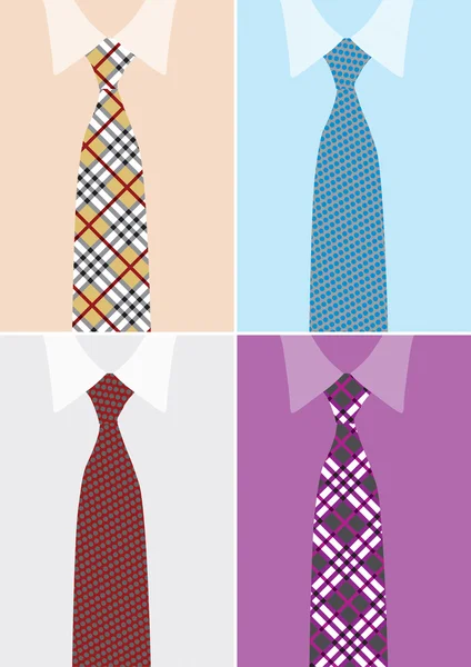 gömlek ve kravat dört sürüm