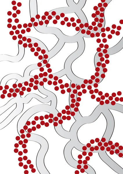 Fond abstrait en rouge foncé, gris et blanc — Image vectorielle
