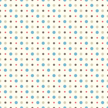 Dikişsiz noktalı deseni, vektör