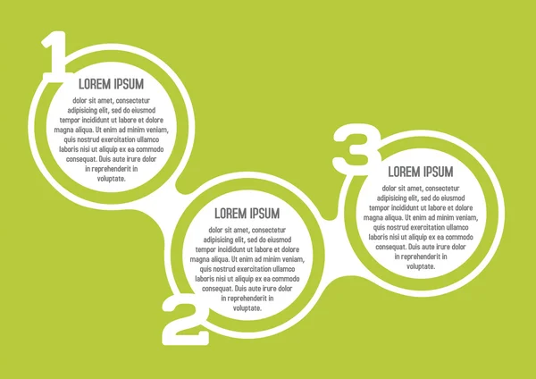 Tasarım Infographic elemanları, şablon, 123, basit vektör