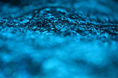 Bulanık efekt arka planı için mavi soyut ışıklandırma ve bokeh