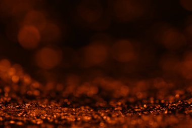 Kahverengi parlak ışık dokusu. Soyut Noel arkaplanı.