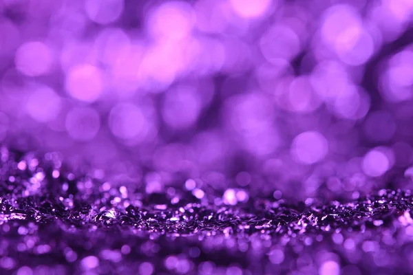 Texture Des Lumières Paillettes Violettes Résumé Fond Noël — Photo