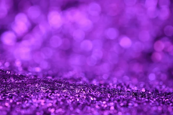 Texture Des Lumières Paillettes Violettes Résumé Fond Noël — Photo