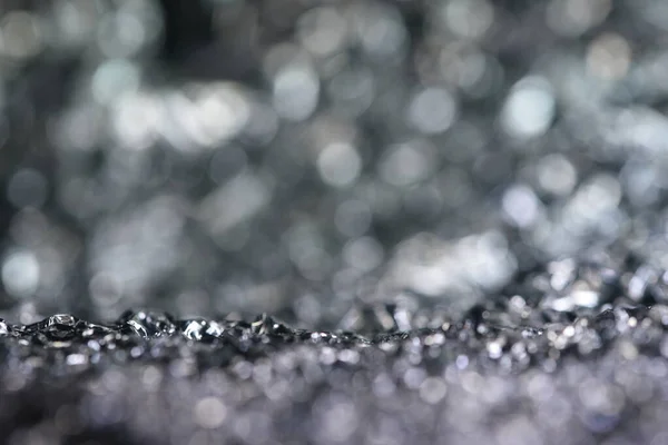 Argento Glitter Texture Luci Astratto Sfondo Natale — Foto Stock