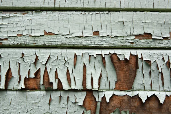 Old Painted Wooden Siding Stok Foto