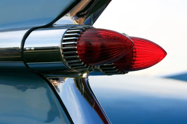 Luzes de cauda de carro clássico — Fotografia de Stock