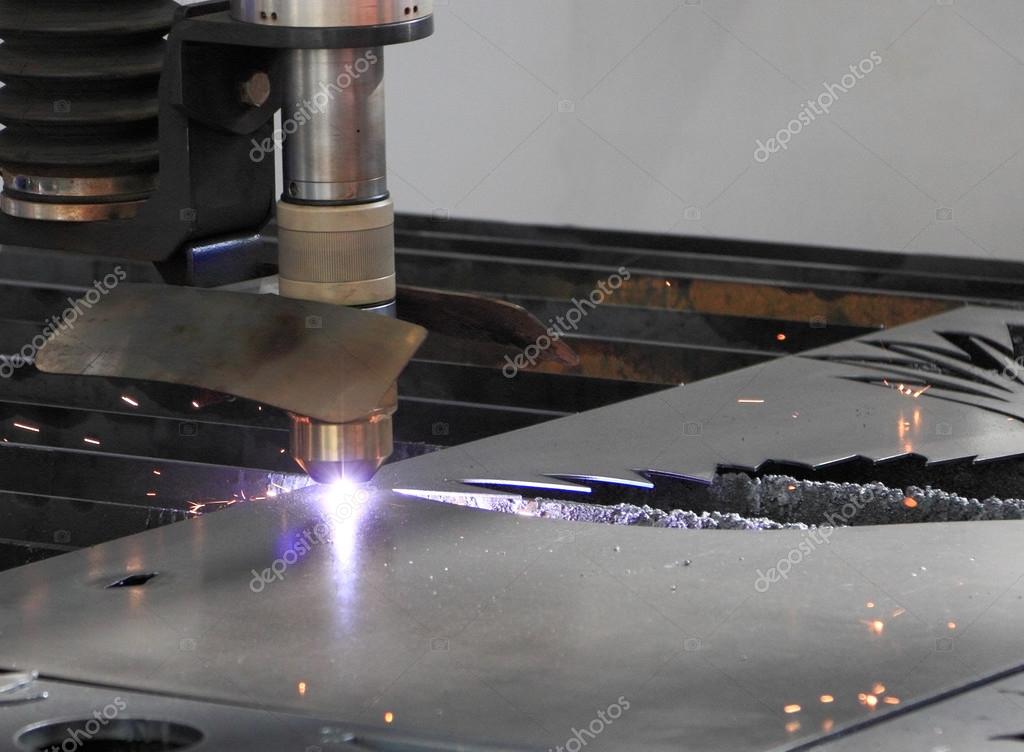 Laser metal cutting — Stock Photo © genkur 27280943
