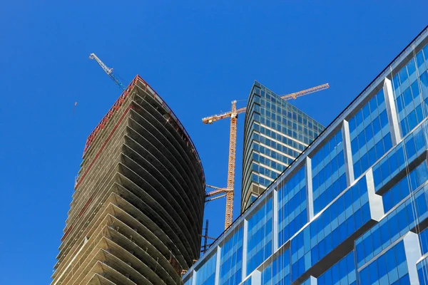 Business buildings construction — Stock Photo, Image