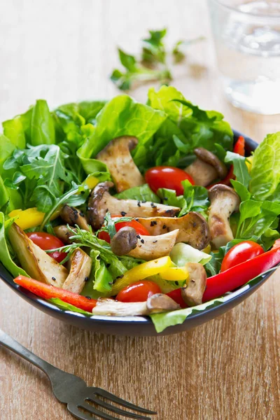 Gegrillter Pilzsalat — Stockfoto