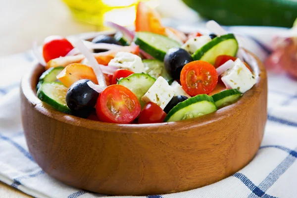 Greek salad — Stock Photo, Image