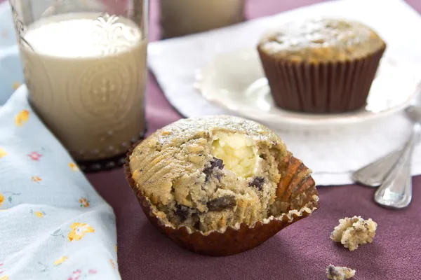 Blåbär ost muffin — Stockfoto