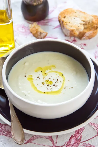 Blumenkohlsuppe — Stockfoto