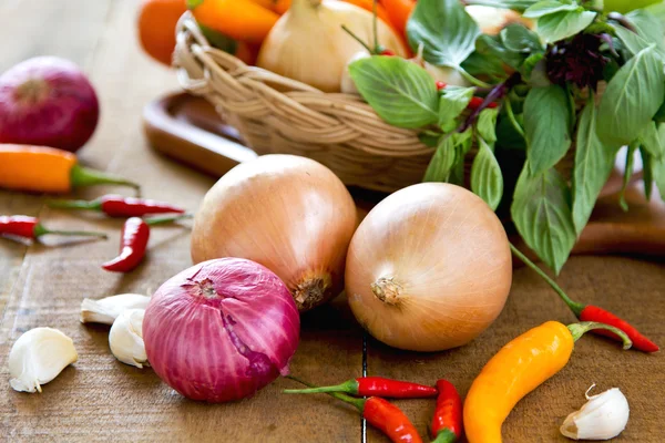 Zutaten zum Kochen — Stockfoto