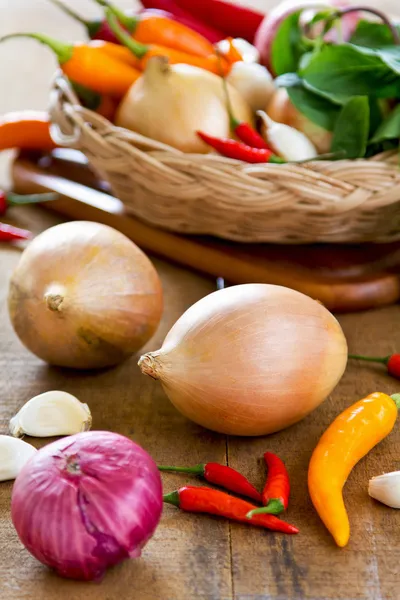 Zutaten zum Kochen — Stockfoto