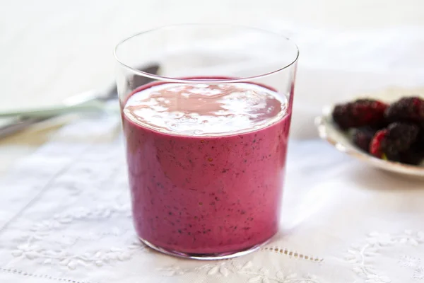Mulberry smoothie — Stockfoto