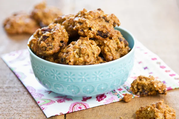 Oatmeal and raisin cookies — Stock Photo, Image