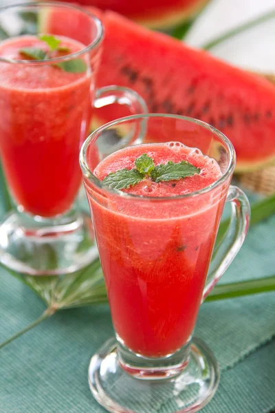 Water meloen smoothie — Stockfoto