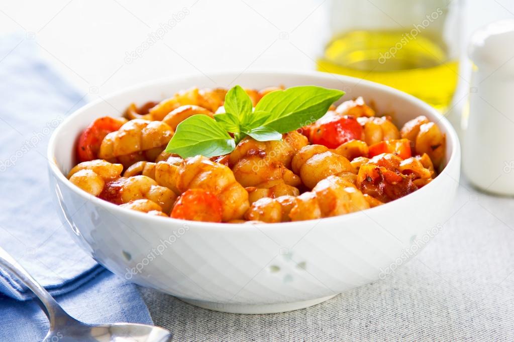 Gnocchi with tomato sauce