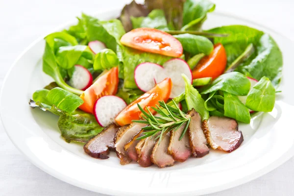 Smoked Duck Salad — Stock Photo, Image