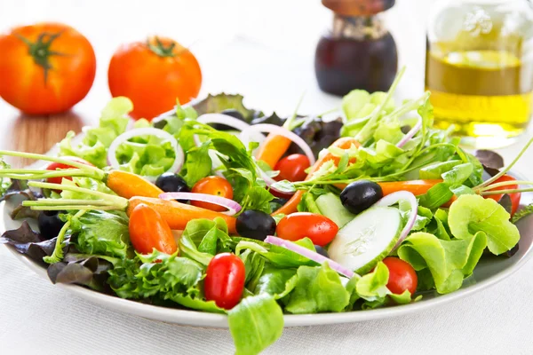 Salada de legumes frescos — Fotografia de Stock