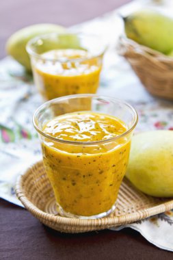 tutku meyve yüzlü ile mango