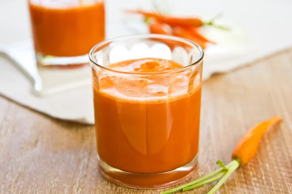 Suco de cenoura — Fotografia de Stock