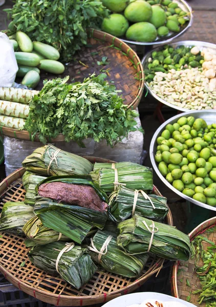Markt in yangon, Myanmar — Stockfoto