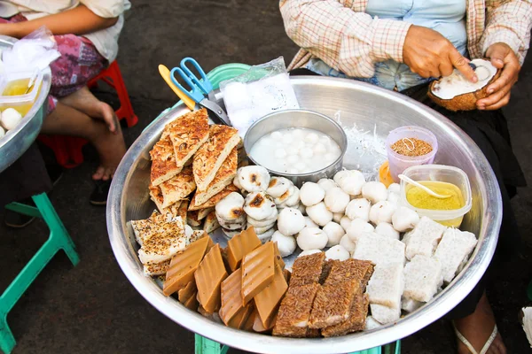 缅甸的甜点 — 图库照片