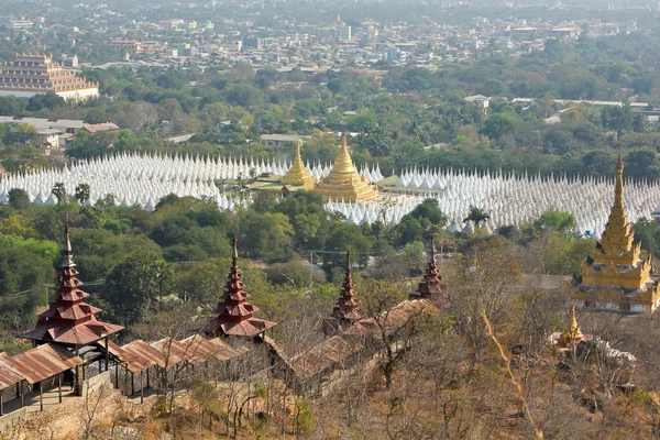 Mandalay şehir manzarası — Stok fotoğraf