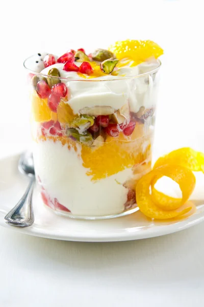 Jogurt owocowy — Zdjęcie stockowe