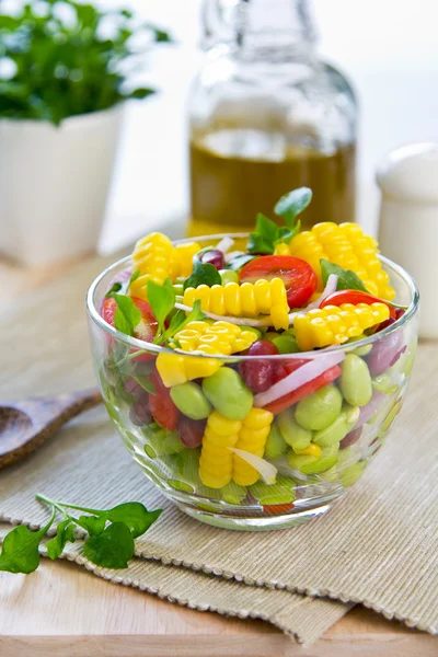 Beans and Corn salad — Stock Photo, Image