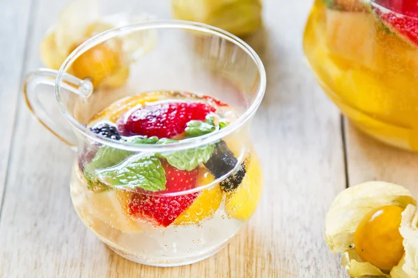 Fruits sangria — Stock Photo, Image