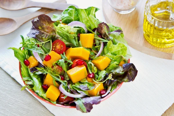 Mango and Pomegranate salad — Stock Photo, Image