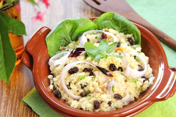 Couscous salad — Stock Photo, Image