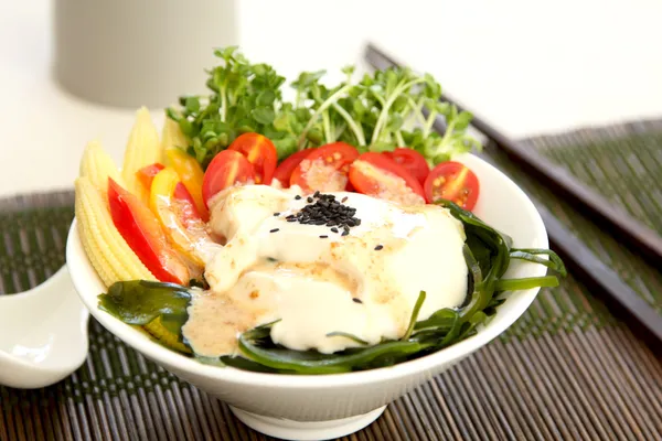 Fresh tofu salad — Stock Photo, Image