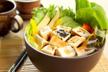 tofu salatası