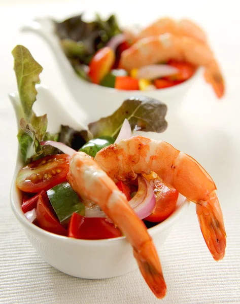 Prawn cocktail sallad — Stockfoto