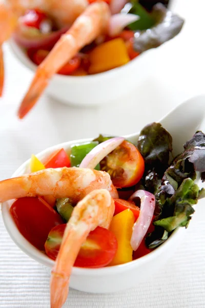 Prawn cocktail salad — Stock Photo, Image